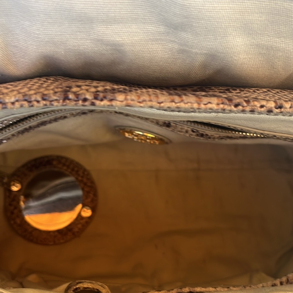 Tory Burch Brown Python Print Bag - image 4
